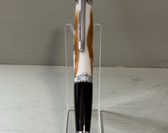 Caramel Swirl - Wall St II Pen made of Home-cast Acrylic