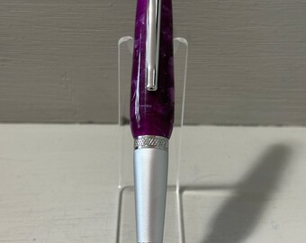 The PURPLE PROSPERITY - A Handcrafted Acrylic Wall St. II Pen