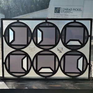 Geometric Panel - Stained Glass