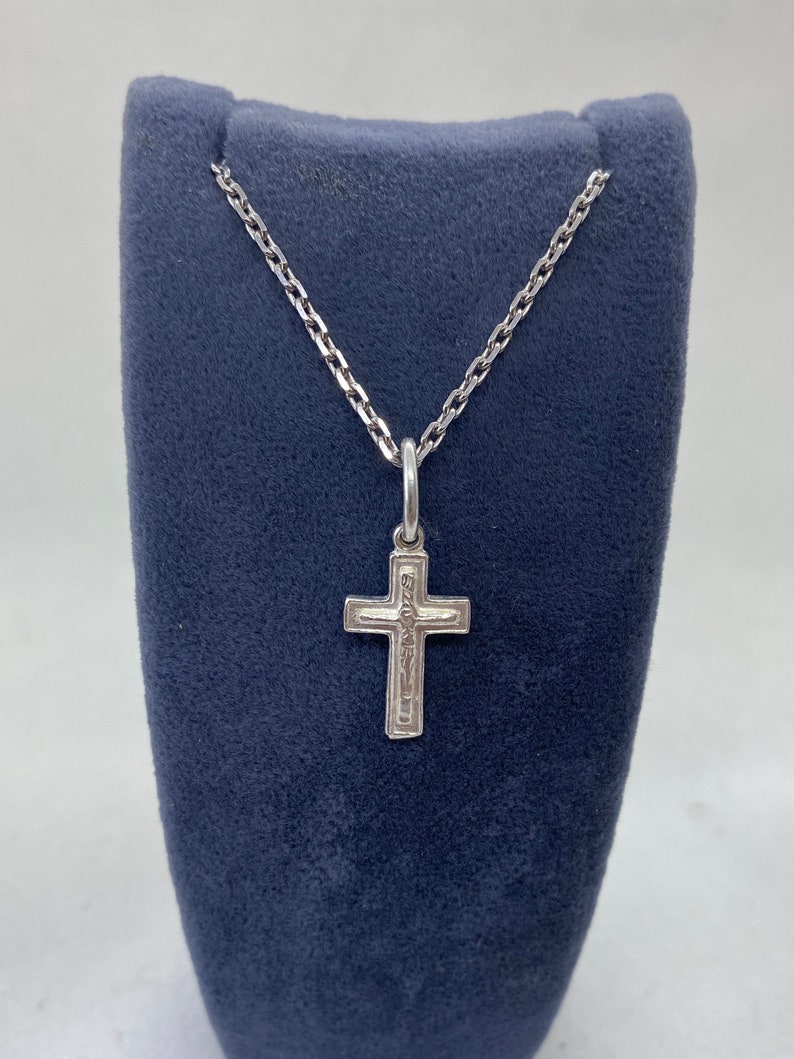 Cross Necklace Sterling Silver Crucifix Necklace