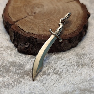 arabic sword pendant, Mens Jewellery, sword jewelry, birthday gift, gift for men