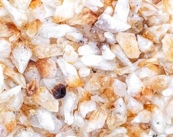Puntos de citrino a granel, Rellenos de medias para mujeres, Tienda metafísica, Piedra para el éxito, Regalo de Rock Hound, Cristales para la fabricación de velas, Gemas