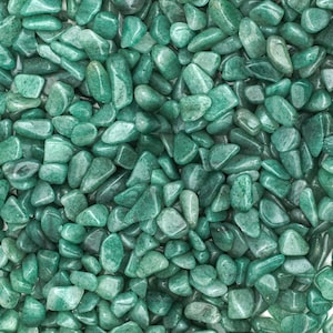 Tuimelaar groene aventurijn, kleine edelsteen, benodigdheden voor draadwikkeling, kristallen voor het maken van sieraden, bulk edelstenen, rockhound cadeau, groothandel stenen