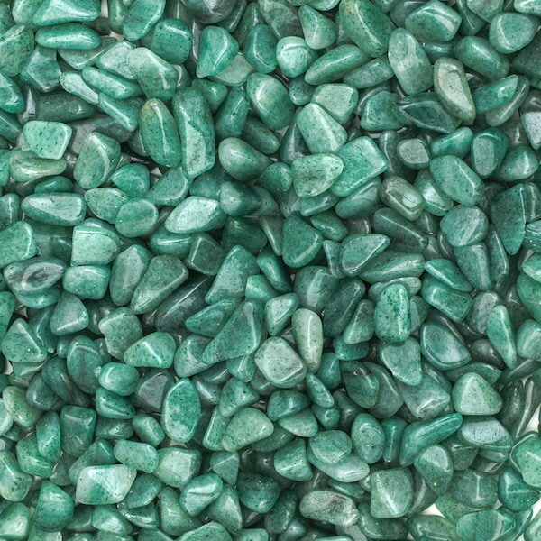 Green Aventurine Tumble, Small Gemstone, Wire Wrapping Supplies, Crystals for Jewelry Making, Bulk Gems, Rockhound Gift, Wholesale Stones