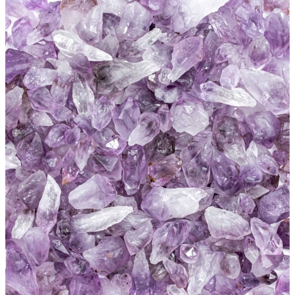 Raw Amethyst Points Bulk, Small Gems, Rock Lover Gift, Wire Wrapping Supplies, Crystals for Pendants, Metaphysical Shop, Easter Stuffers