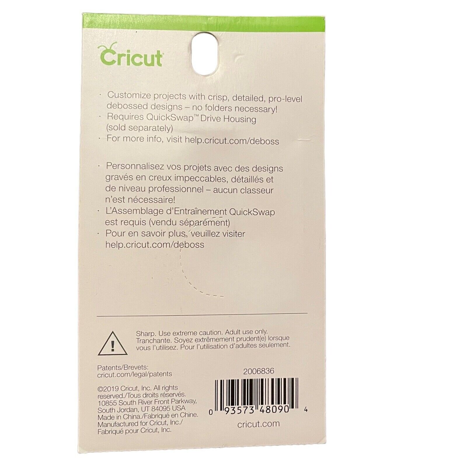 Punta per incisione fine Cricut, Per alloggiamento unità Quickswap, Per artigianato, Per Cricut Maker, Solo punta, Utensile da taglio Crafter, Per donna, Accessorio - Italia