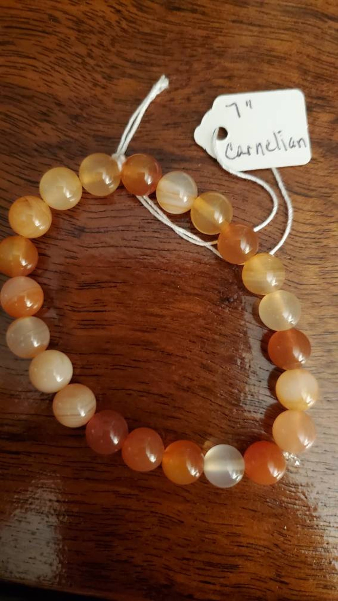Carnelian bracelet Etsy