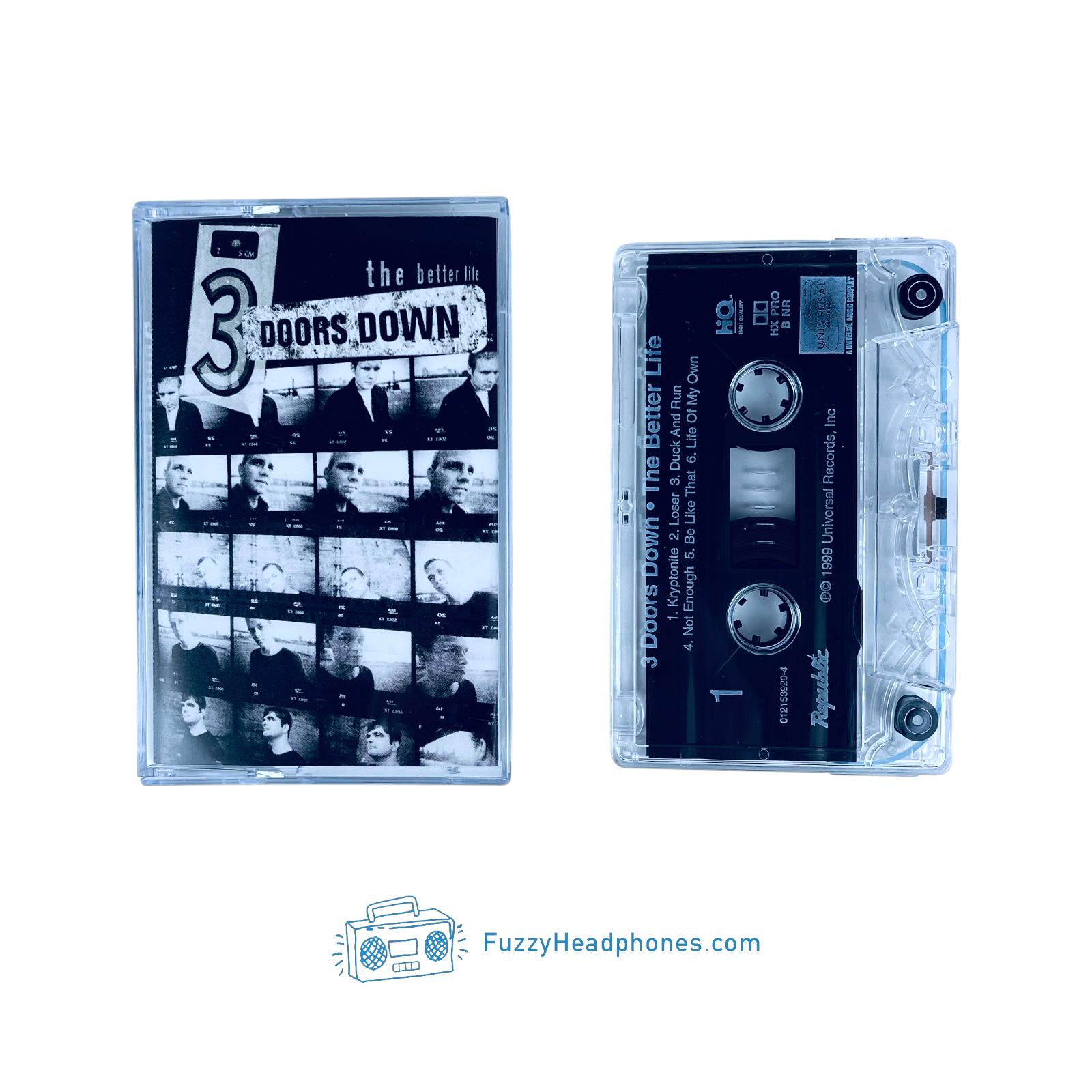 Doors Down the Better Life Cassette Tape (1999) Kryptonite, Be