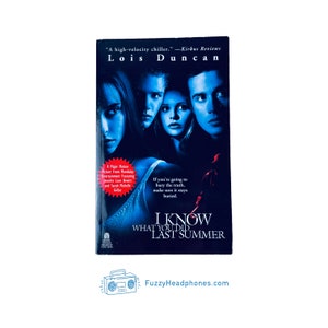 I Know What You Did Last Summer By Lois Duncan Vintage Paperback Book (1997) 90s Teen Horror Movie Fiction