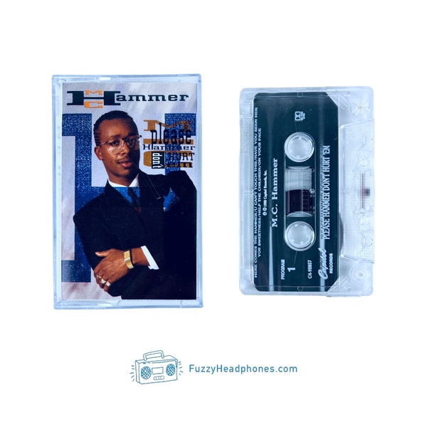 MC Hammer Please Hammer Don't Hurt 'Em Cassette Tape (1990) Can't Touch This, Pray - Tested and Guaranteed