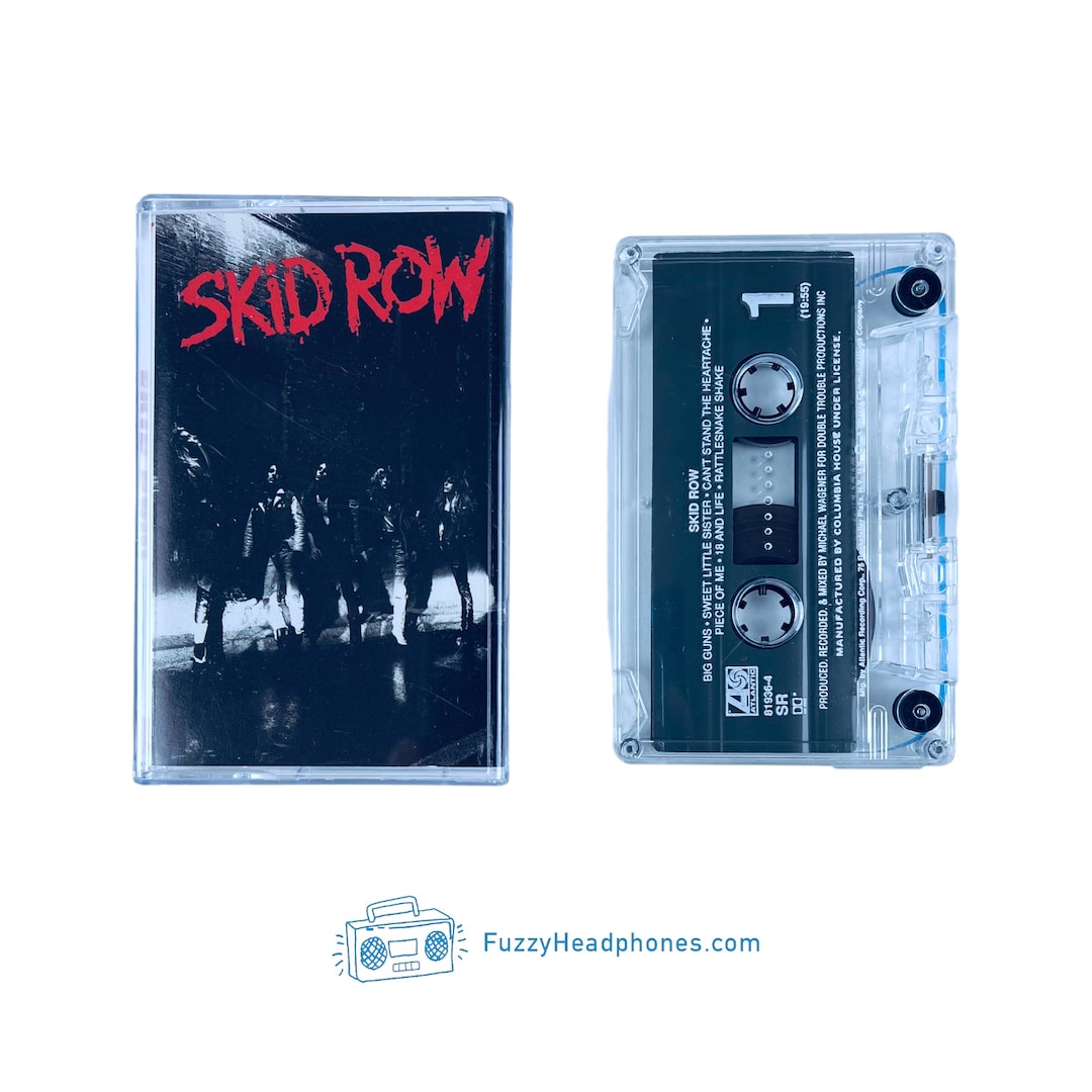 Skid Row Self-titled Cassette Tape 1989 I Remember You, 18 and Life ...