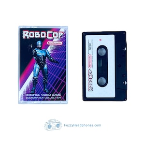 Robocop 1, 2, 3 Nintendo Video Game Soundtrack Collection Cassette Tape (NES) By Jeroen Tei - Tested