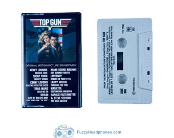 Top Gun Soundtrack Cassette Tape (1986) Take My Breath Away, Danger Zone, Playing With the Boys - Tested & Guaranteed