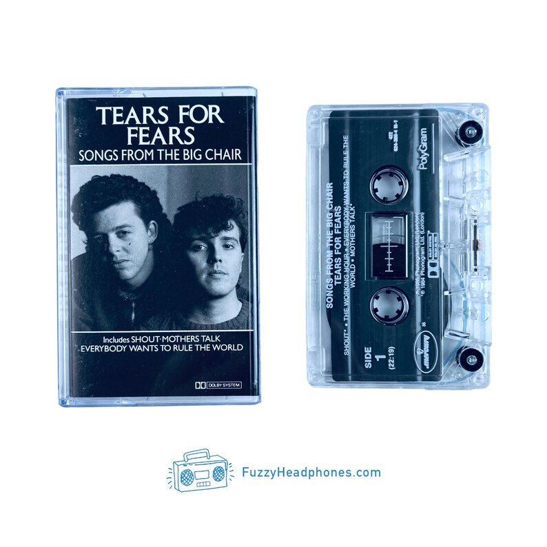 Tears for Fears Songs From the Big Chair Cassette Tape 1985 Etsy
