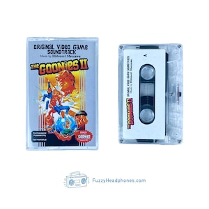 The Goonies & The Goonies II Original Video Game Soundtrack Cassette Tape - Music by Hidenori Maezawn
