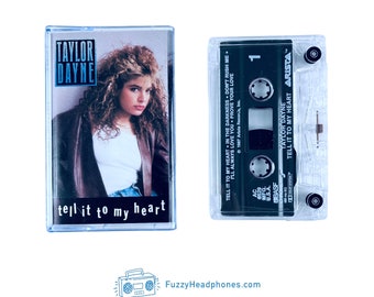 Taylor Dayne Tell It To My Heart Cassette Tape (1988) Don't Rush Me, Prove Your Love, I'll Always Love You - Tested & Guaranteed
