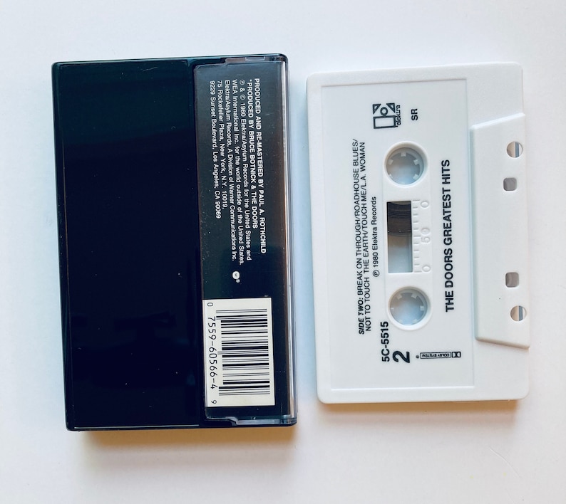 The Doors Greatest Hits Cassette Tape classic Rock 70s Etsy