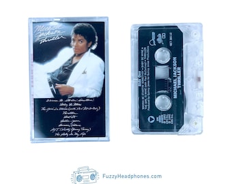 Michael Jackson - Thriller Cassette Tape (1982) Billie Jean, P.Y.T., Human Nature, Beat It, Wanna Be Starting Something