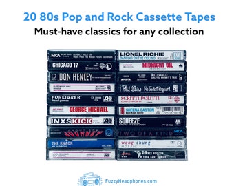 20 Cassette Tapes: 80s Pop Rock - George Michael, Fleetwood Mac, INXS, Wang Chung, Milli Vanilli, Foreigner, Squeeze - Tested Lot