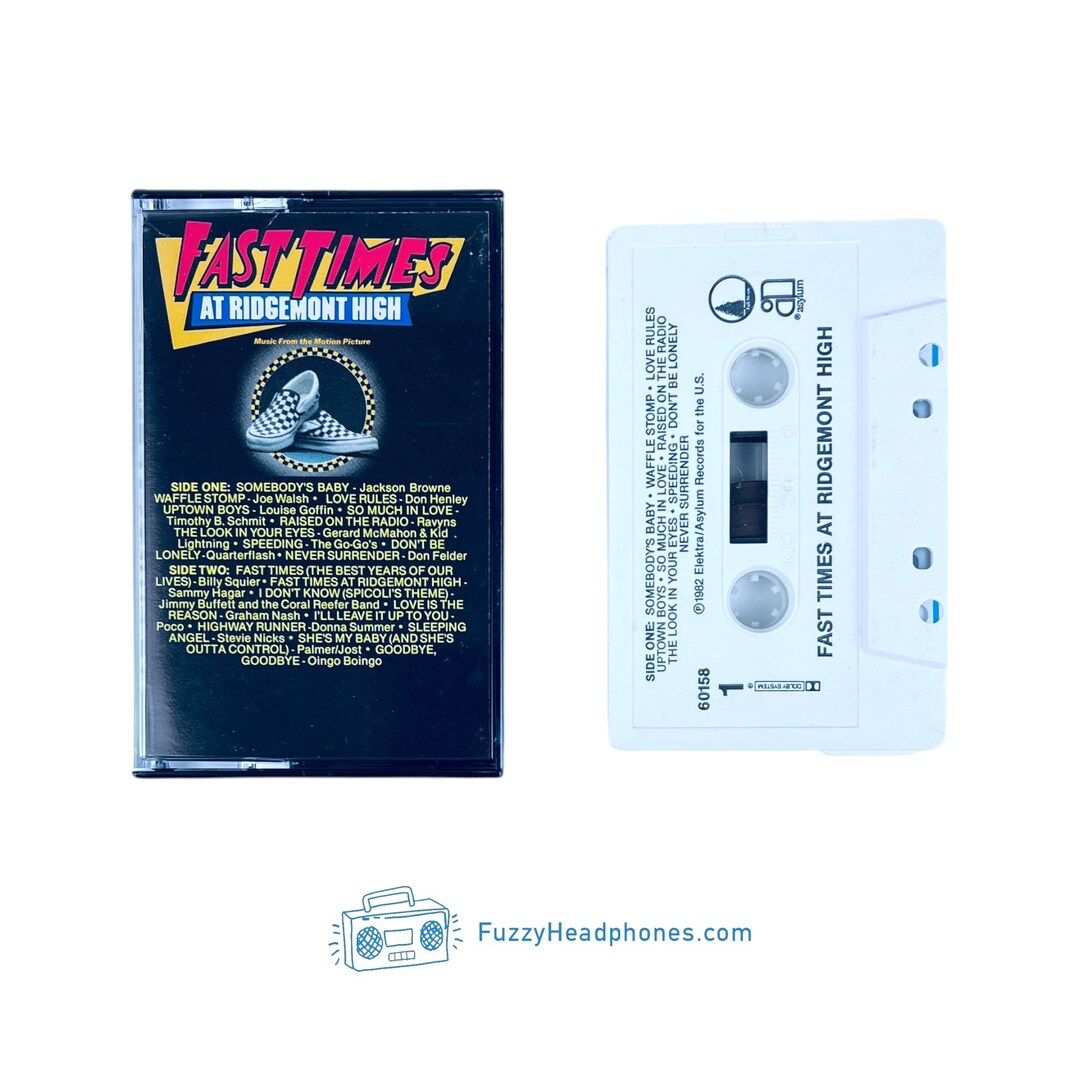 Fast Times at Ridgemont High Soundtrack Cassette Tape (1982) Oingo