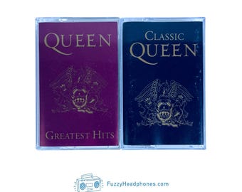 Queen Classic Queen & Greatest Hits Cassette Tapes (1992) Tested