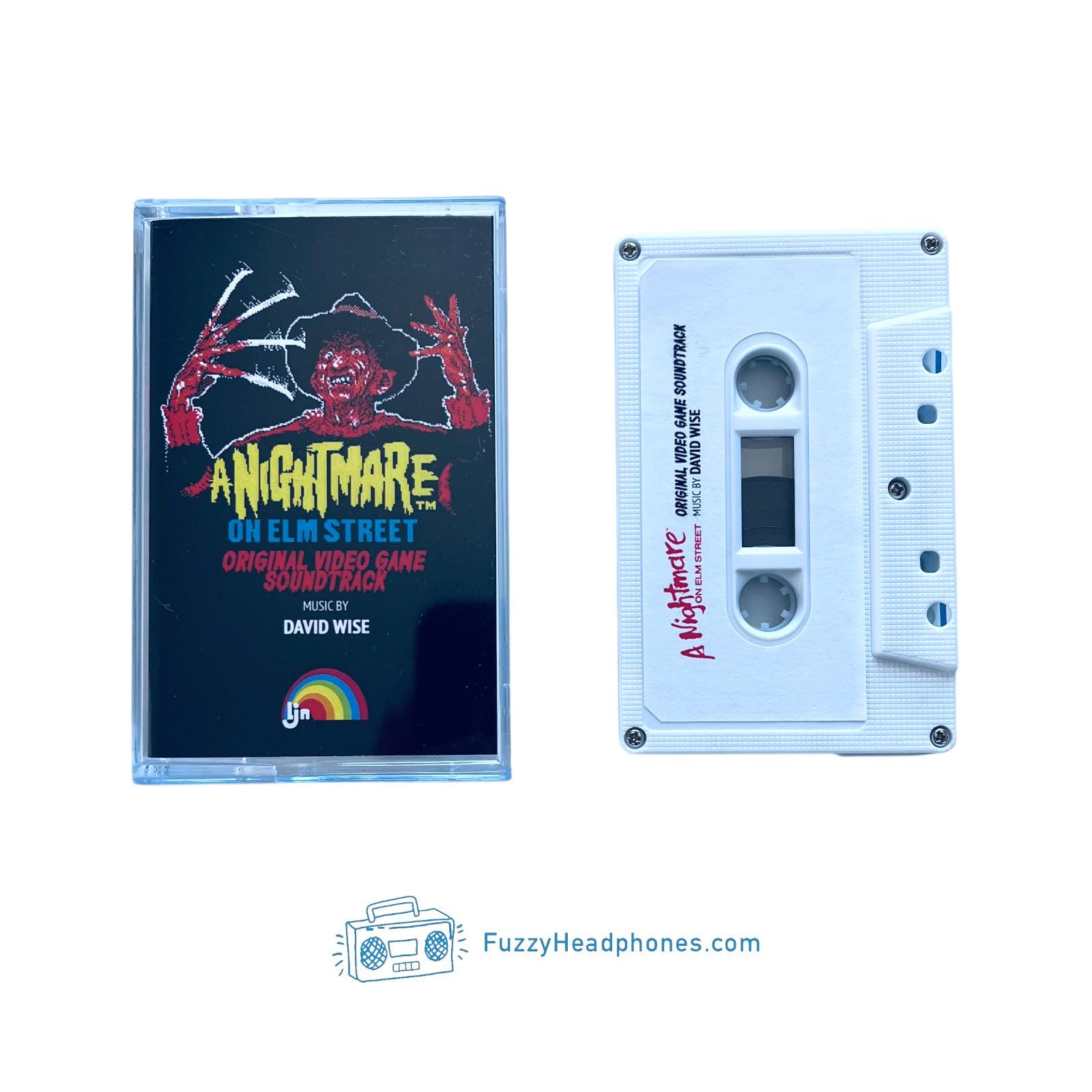 A Nightmare on Elm Street Original Video Game Soundtrack Cassette Tape By David Wise - Freddy, NES, 8-Bit