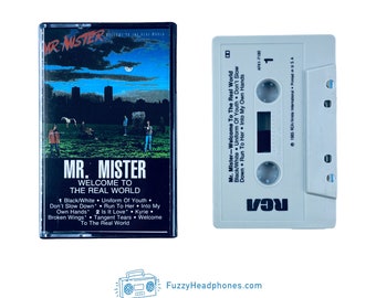 Mr. Mister Welcome To The Real World Cassette Tape (1985) Kyrie, Broken Wings, 80s Pop Rock - Tested & Guaranteed