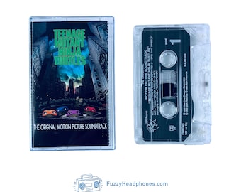 Teenage Mutant Ninja Turtles Soundtrack Cassette Tape (1990) MC Hammer, Turtle Power, TMNT - Tested & Guaranteed