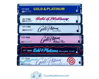Jeu de cassettes pop des années 80 : compilation or et platine, volumes 1-6, testé