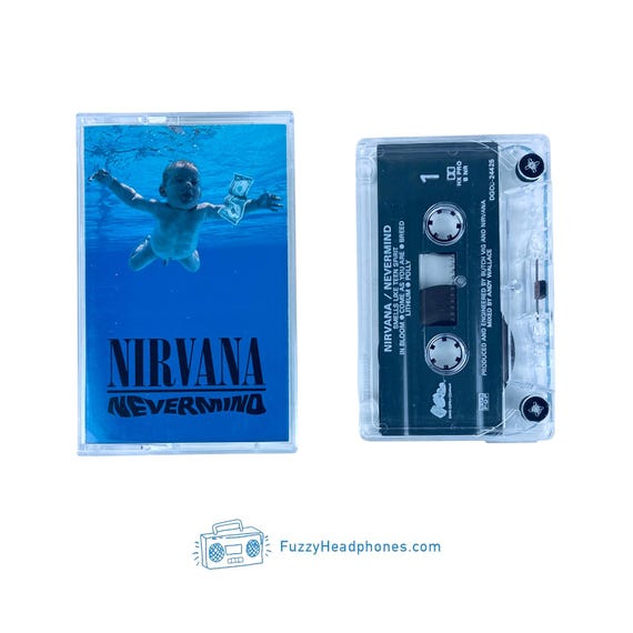 Nirvana Nevermind Cassette Tape (1991) Smells Like Teen Spirit  