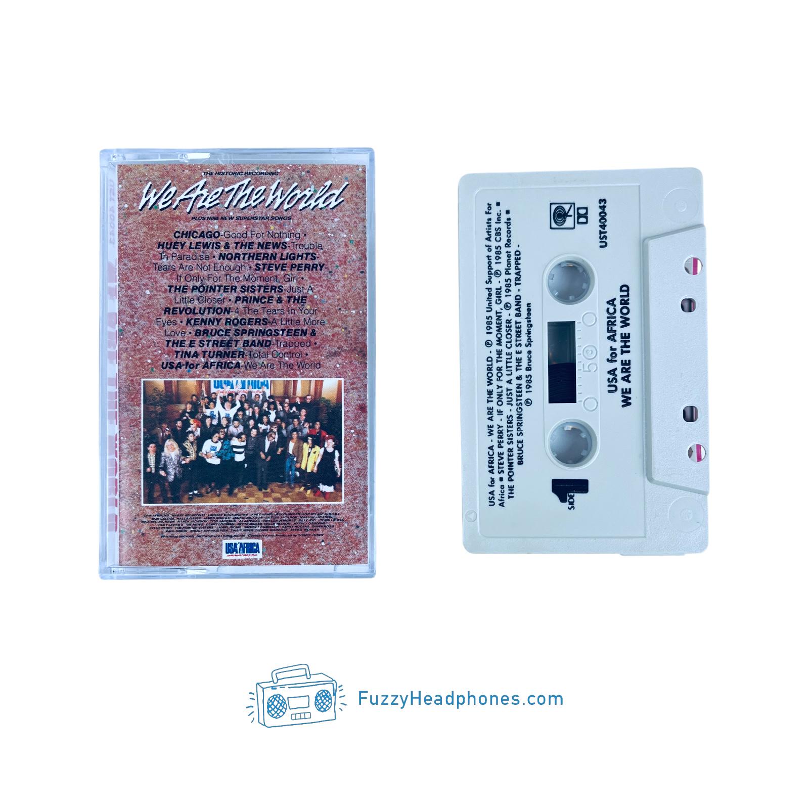 We Are the World Cassette Tape (1985) USA for Africa, Michael