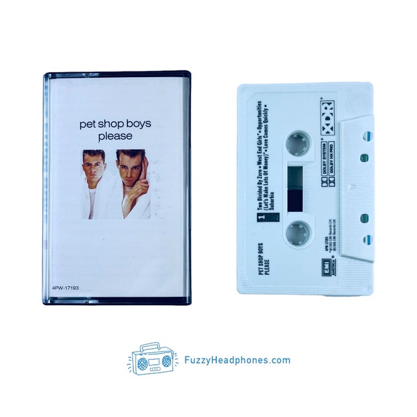 Pet Shop Boys Please Cassette Tape (1986) West End Girls, Suburbia, Love Comes Quickly, Opportunities - 80s New Wave - Tested & Guaranteed