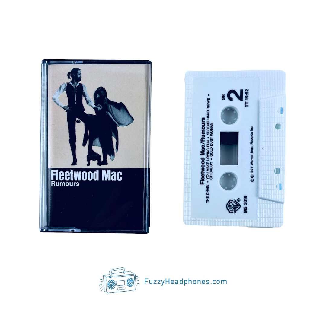Fleetwood Mac Rumours Cassette Tape 1977 Dreams, Go Your Own Way, the