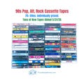 90s CASSETTE TAPES Pop, Rock, Alt, Soundtracks - Individually Priced, Build Your Own Collection