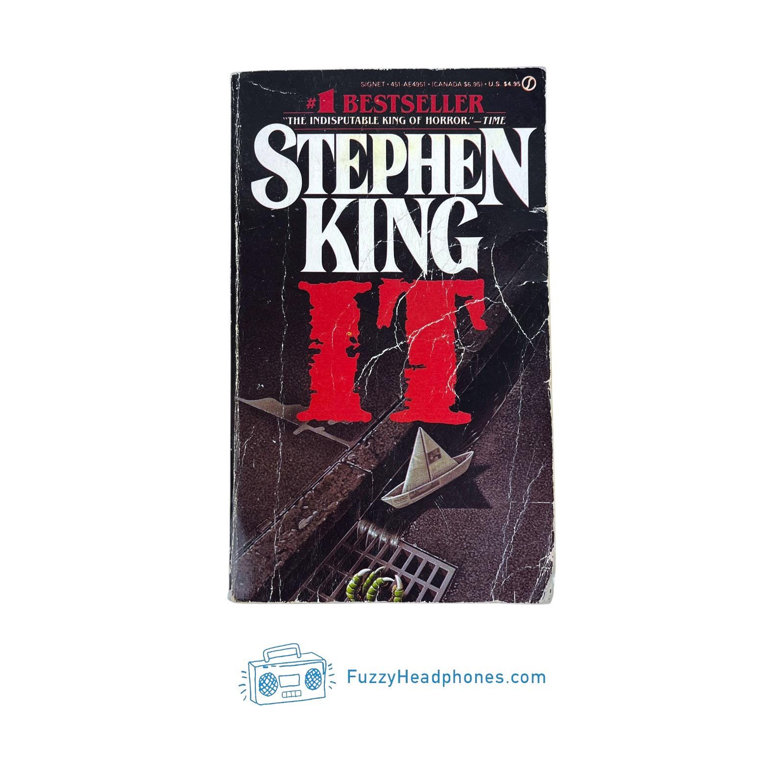IT by Stephen King Paperback Book (1986) Signet - Vintage Horror