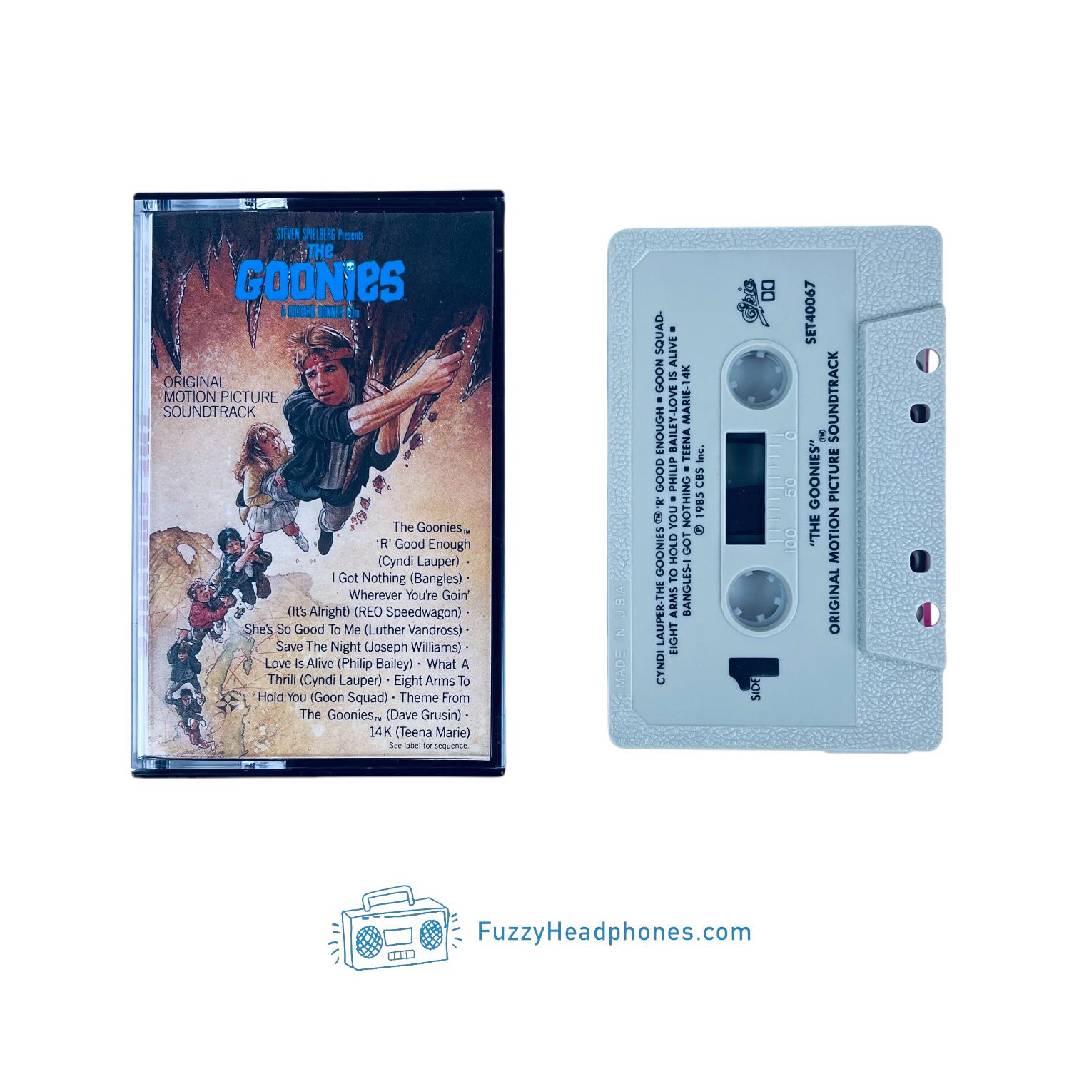 The Goonies Soundtrack Cassette Tape (1985) Cyndi Lauper