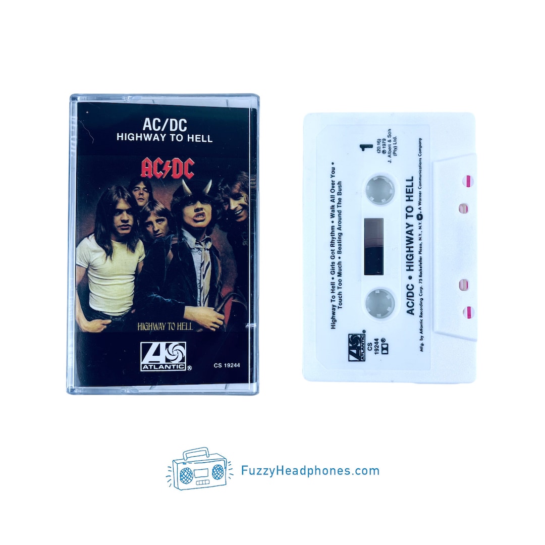 AC/DC Highway to Hell Cassette Tape 1979 70s 80s Hard Rock - Etsy