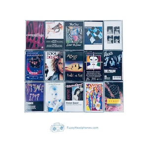 RUBAN CASSETTE Années 80 New Wave, Pop, Rock, Alt - Prix individuel, créez votre propre collection image 8