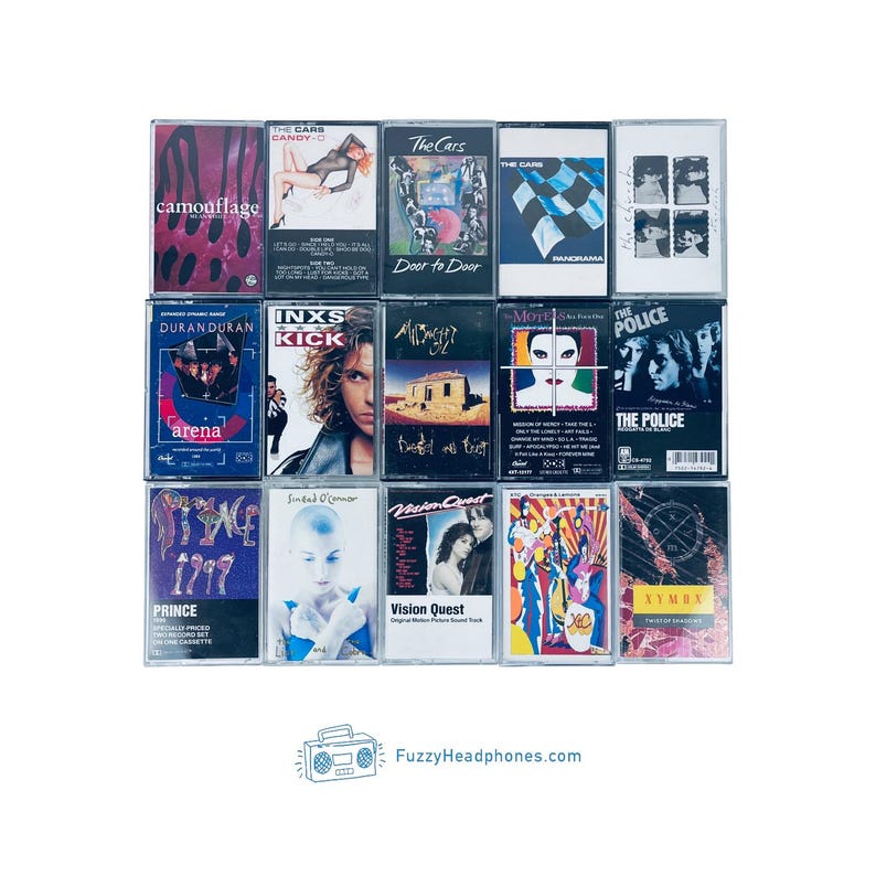 RUBAN CASSETTE Années 80 New Wave, Pop, Rock, Alt - Prix individuel, créez votre propre collection image 8