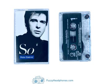 Peter Gabriel - So Cassette Tape (1986) In Your Eyes, Red Rain, Sledgehammer, Big Time