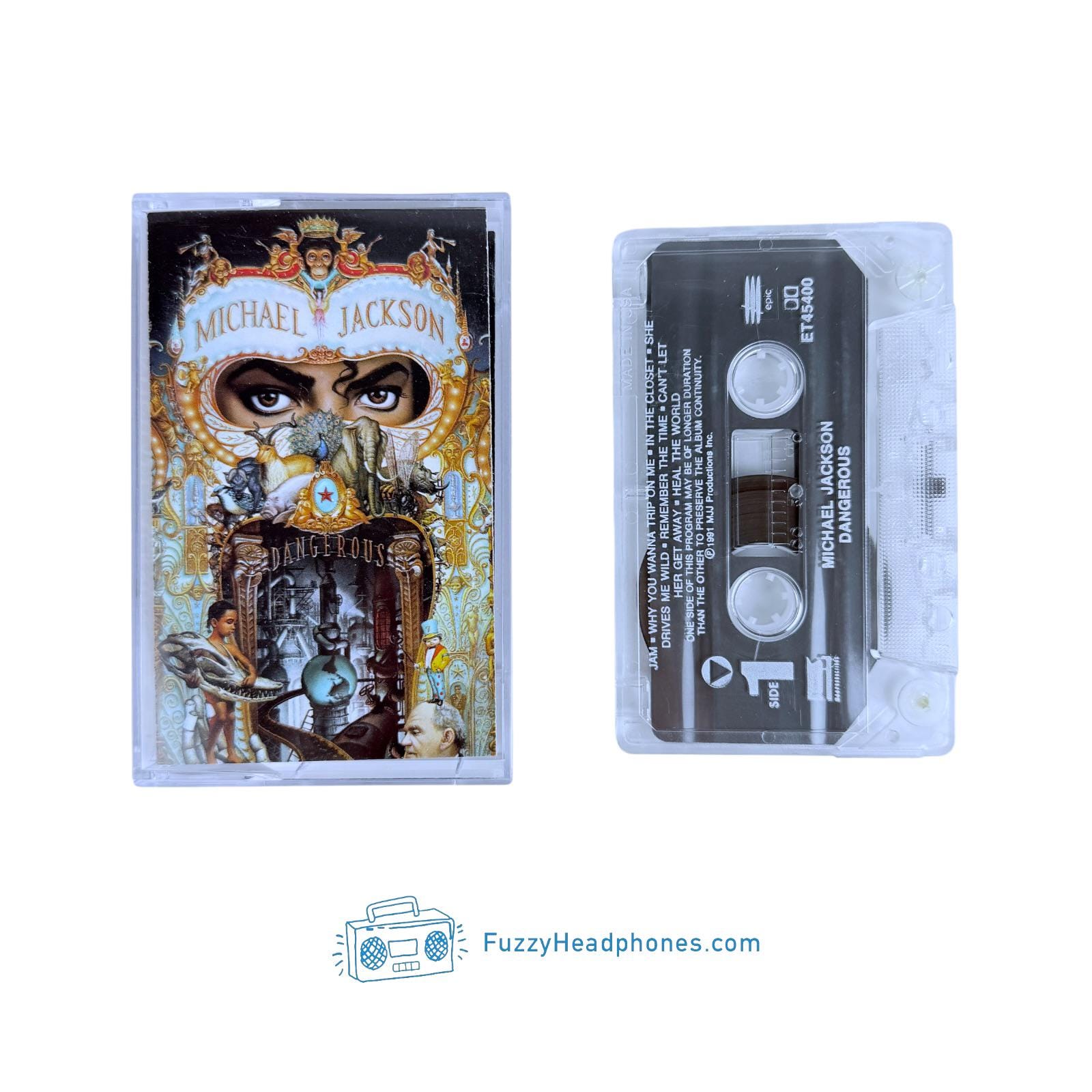 Michael Jackson - Dangerous Cassette Tape (1991) Remember the Time