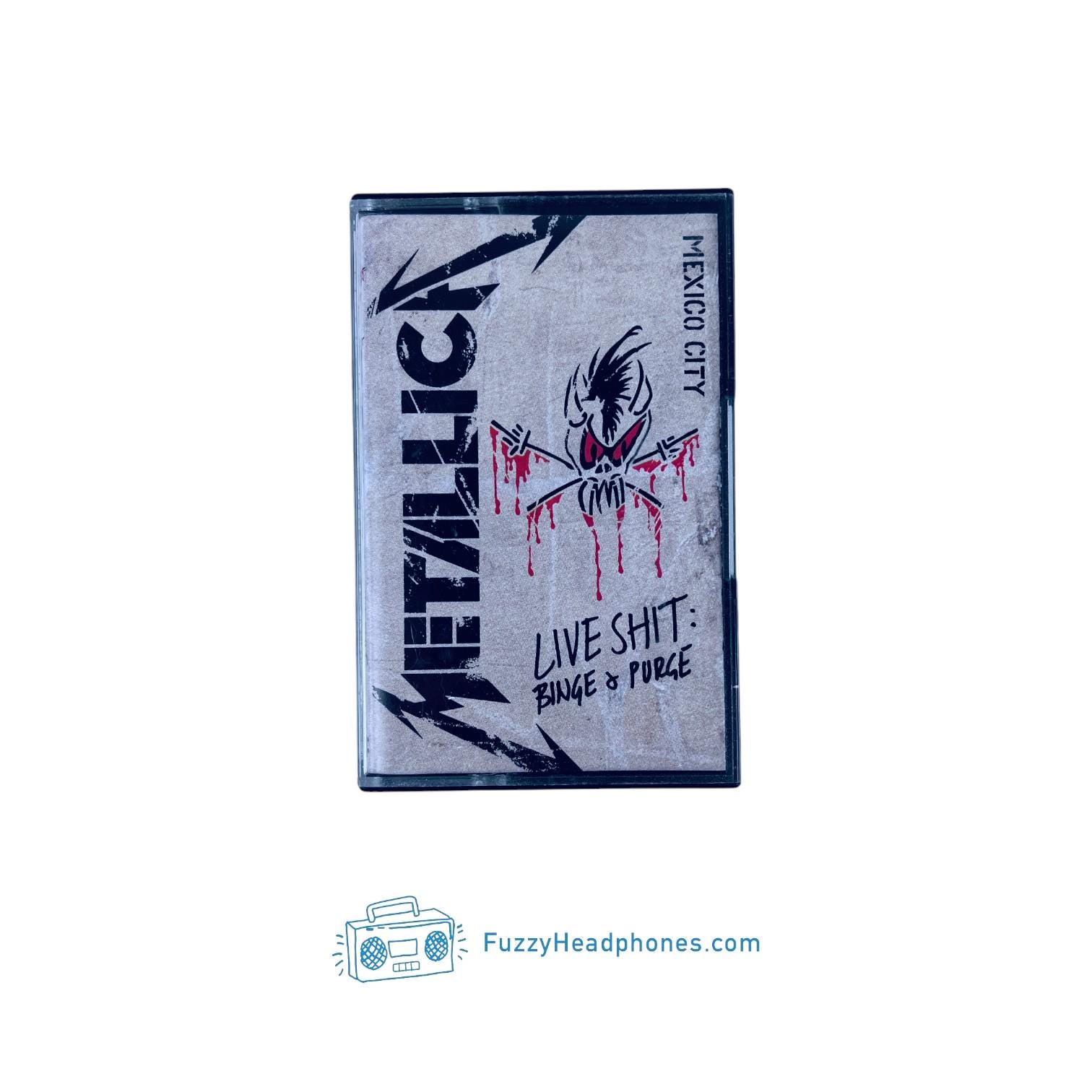 Metallica Live Shit: Binge & Purge Cassette Tapes (1993) 2-tape 