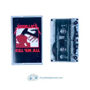 Metallica Kill 'Em All Cassette Tape (1983) The Four Horseman, Jump In The Fire, Seek & Destroy, 80s Metal - Tested and Guaranteed