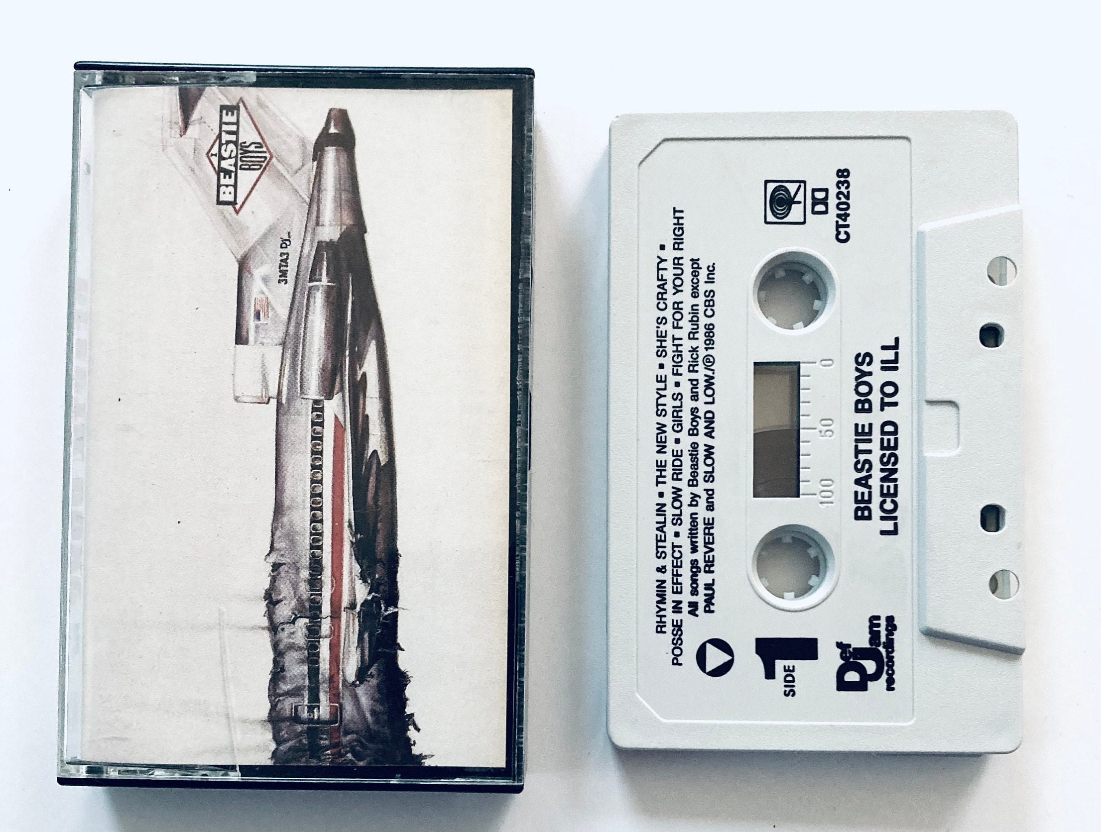 Beastie Boys Licensed to Ill Cassette Tape, 1986 (Grey Shell) Authentic US Release - Tested & Guaranteed Beastie Boys Licensed to Ill Cassette Tape, 1986 (Grey Shell) Authentic US Release - Tested & Guaranteed