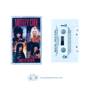 Motley Crue - Shout At The Devil Cassette Tape (1983)