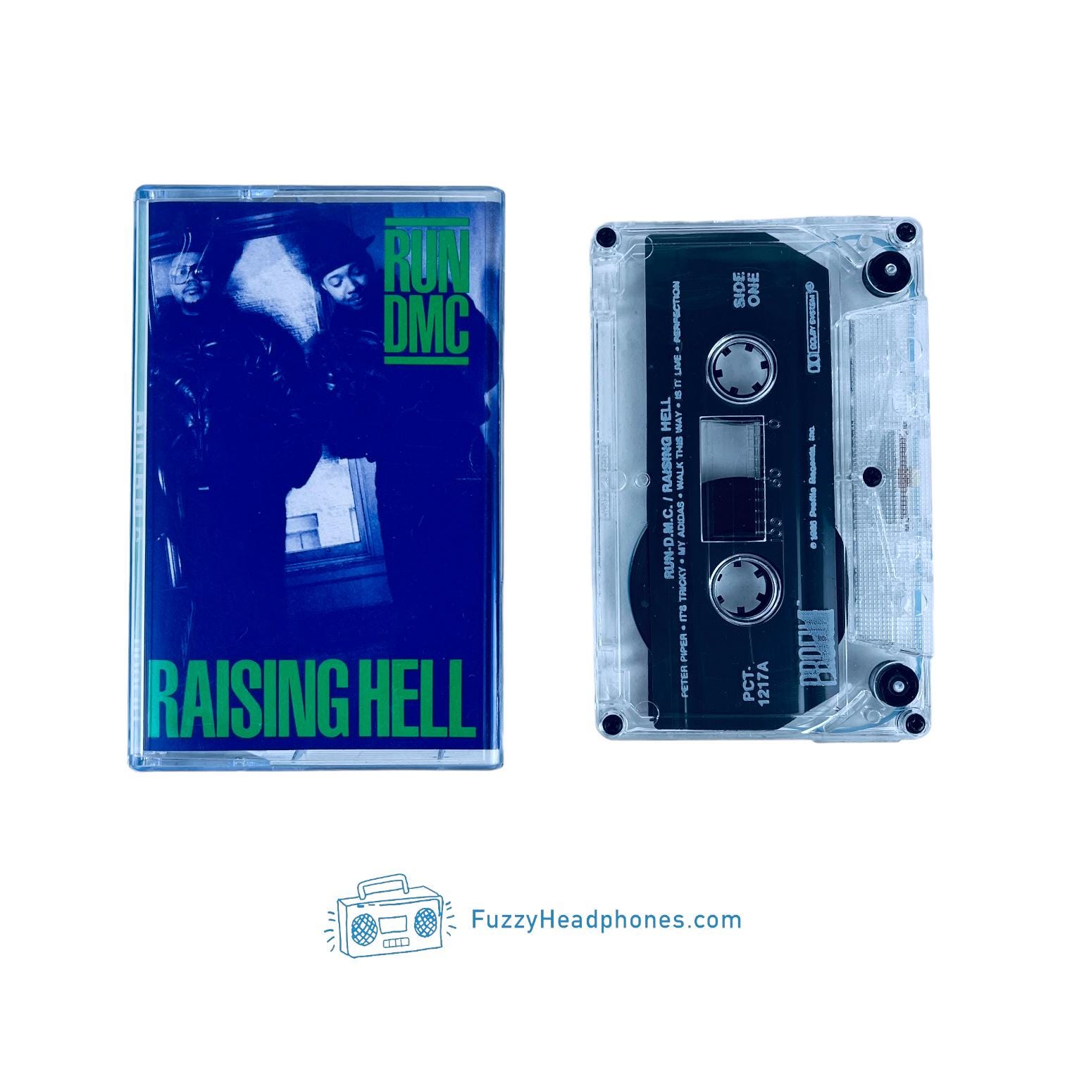 RUN DMC Raising Hell Cassette Tape (1986) Walk This Way