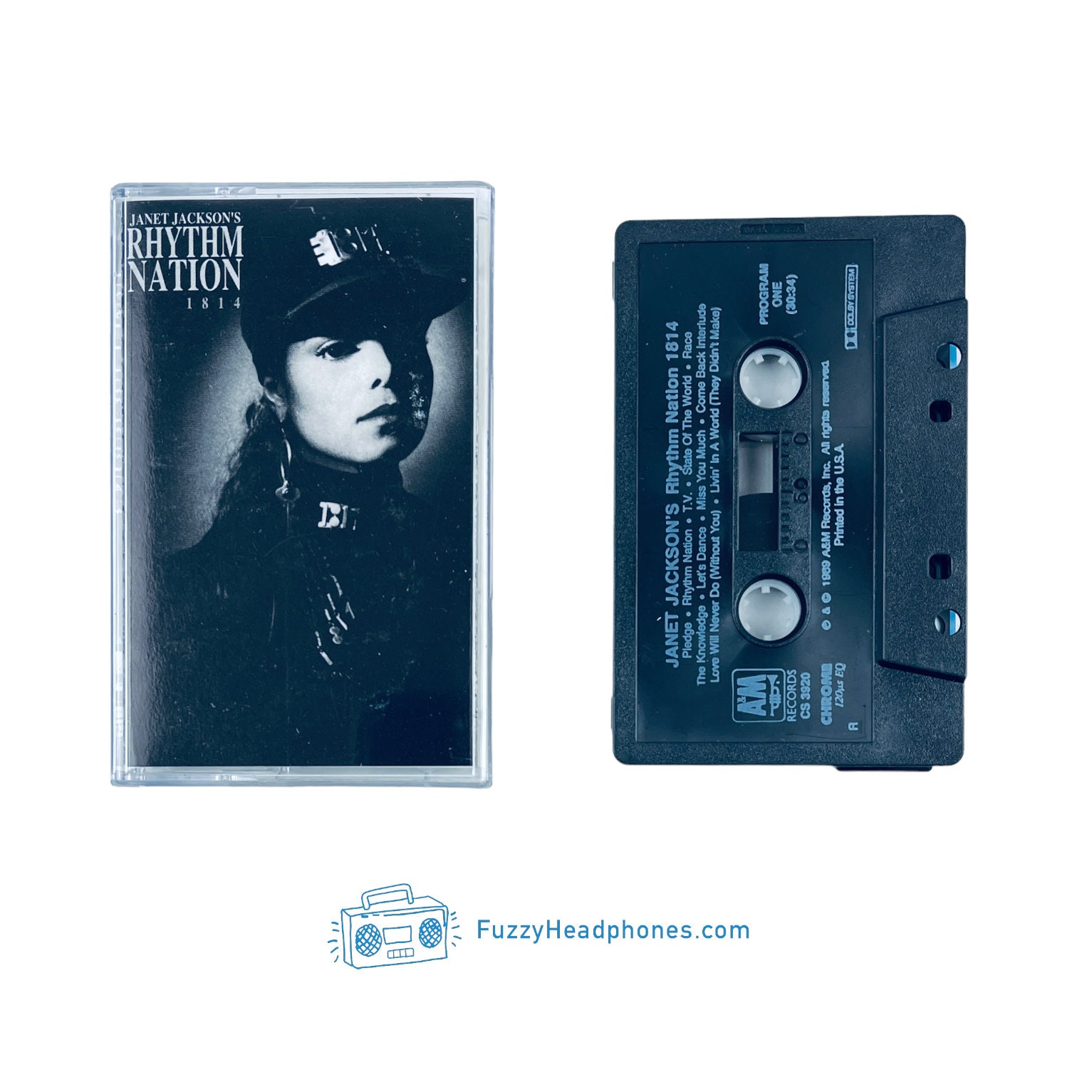 その他 Cassette Janet Jackson Rhythm Nation 1814 PCTY10001 A&amp;amp;M /00110 Cassette JANET JACKSON Rhythm Nation 1814 PCTY10001 A&M