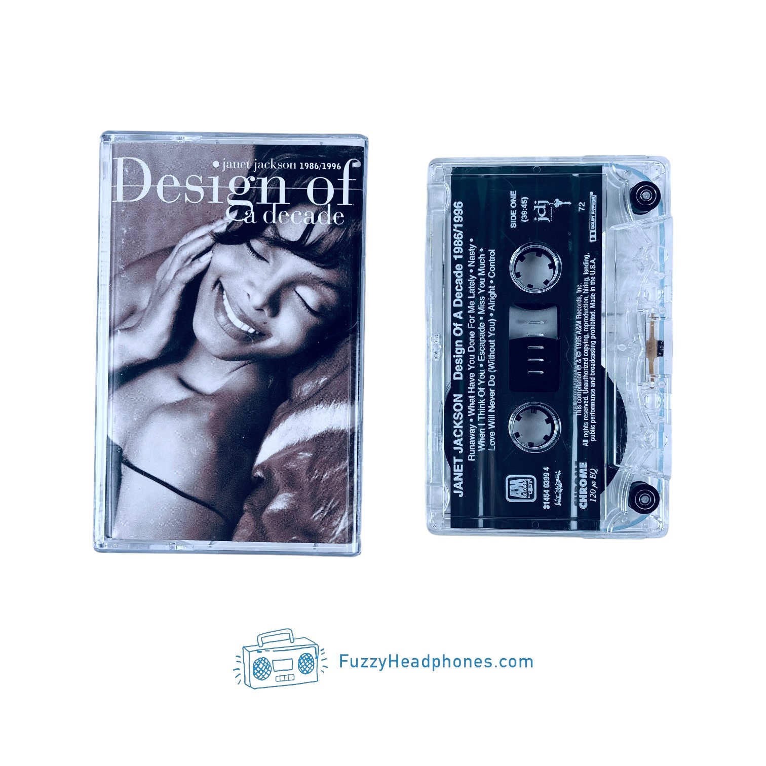 Janet Jackson - Design of A Decade 1986-1996 Cassette Tape