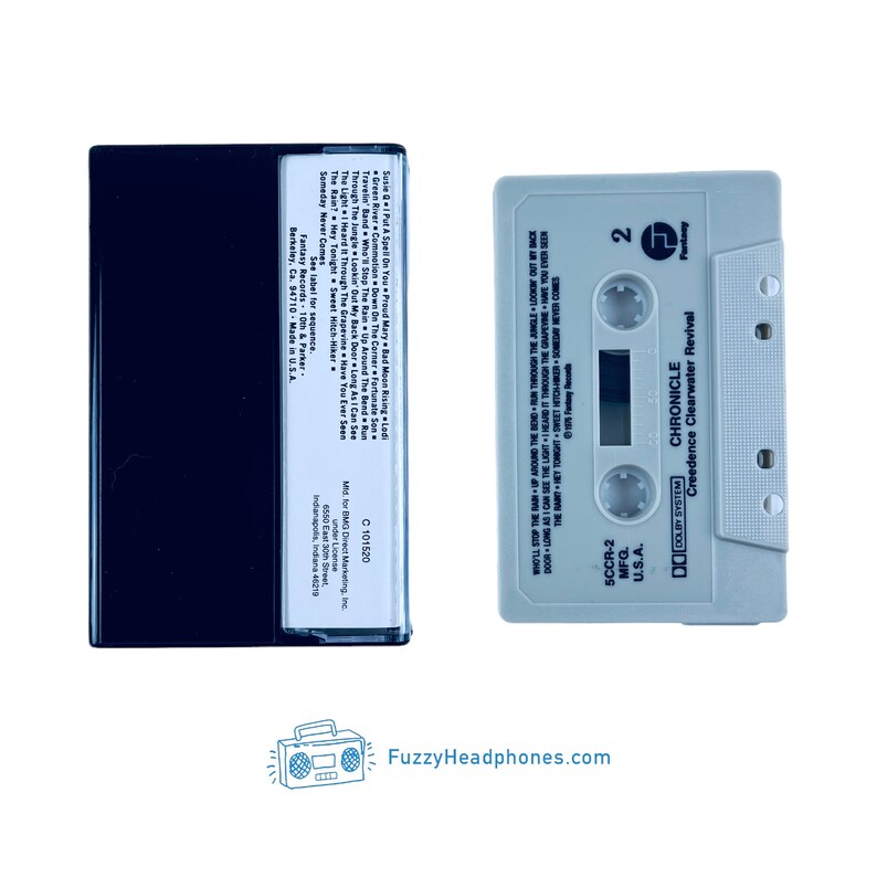 Creedence Clearwater Revival Chronicle Cassette Tapes Volumes Etsy