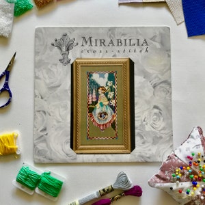 049 Mirabilia cross stitch Gathering Eggs OOP
